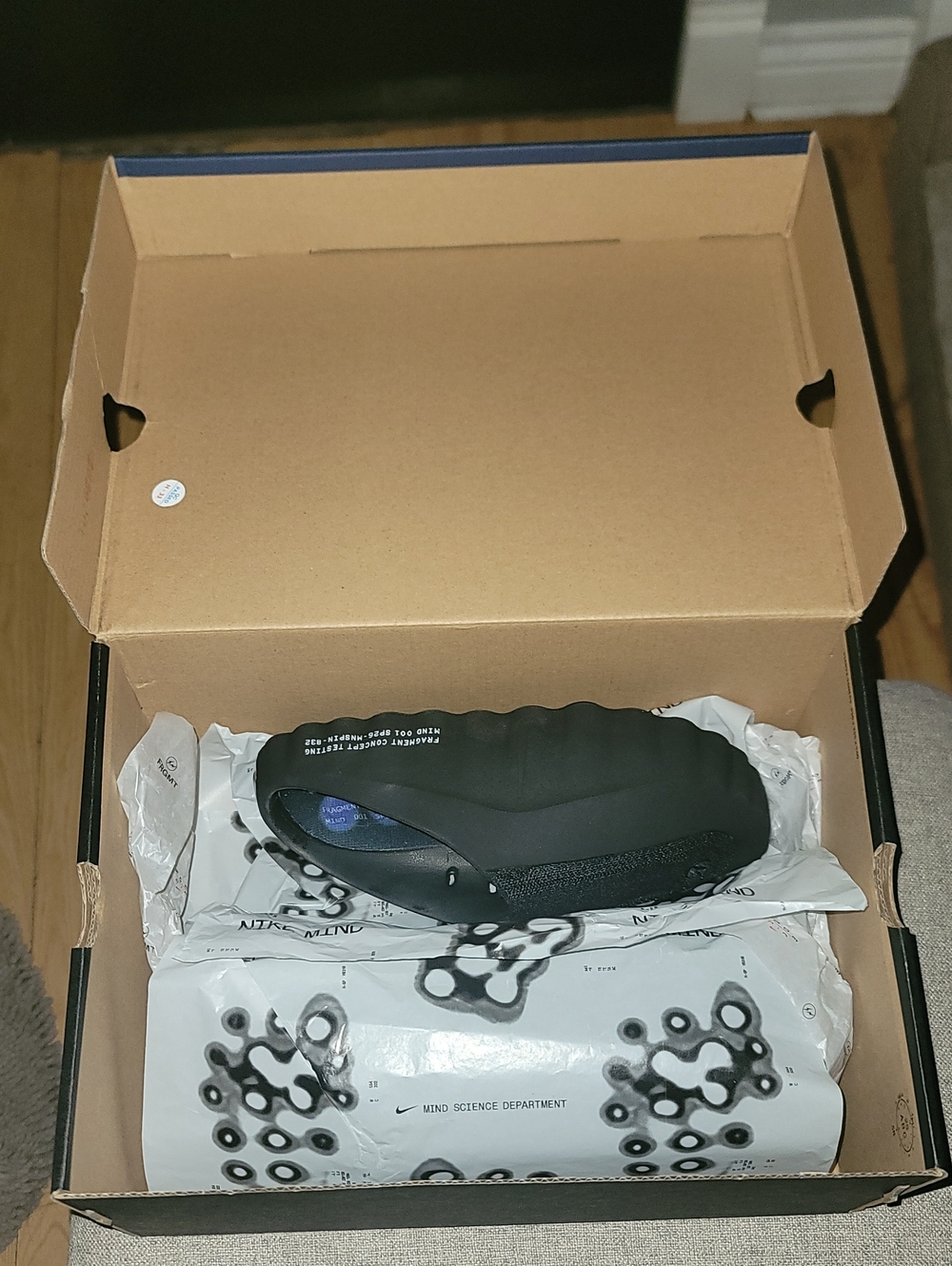 Nike Black Slip-On Loafers